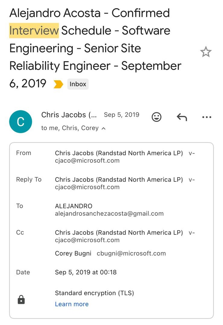 Microsoft interview